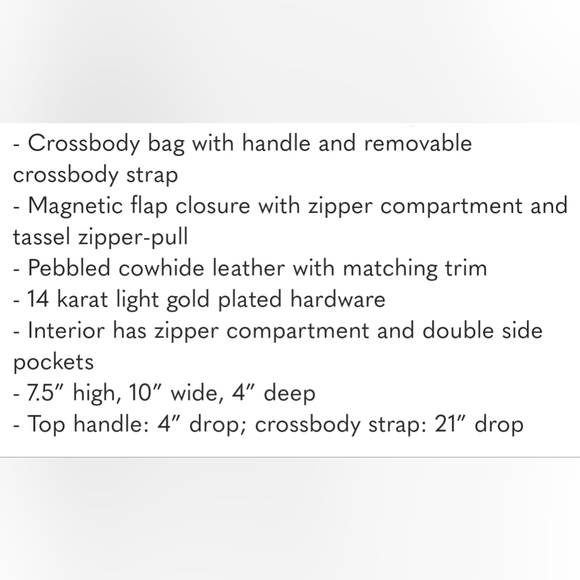 Kate Spade Southport Ave Maria Fold Over Purse Pebbled Leather black beige - Picture 11 of 11